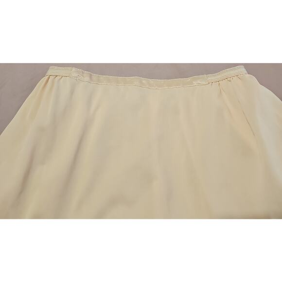 Vintage 60s Slip Skirt Coquette Feminine Womens XS/S Lace Lingerie Peach - Picture 3 of 4